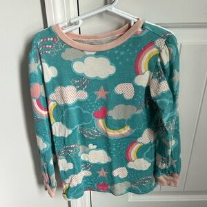 Dot Dot Smile Colorful Cloud and Rainbow Kids Shirt